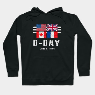 Allied Victory on D-Day in Normandy WWII Hoodie